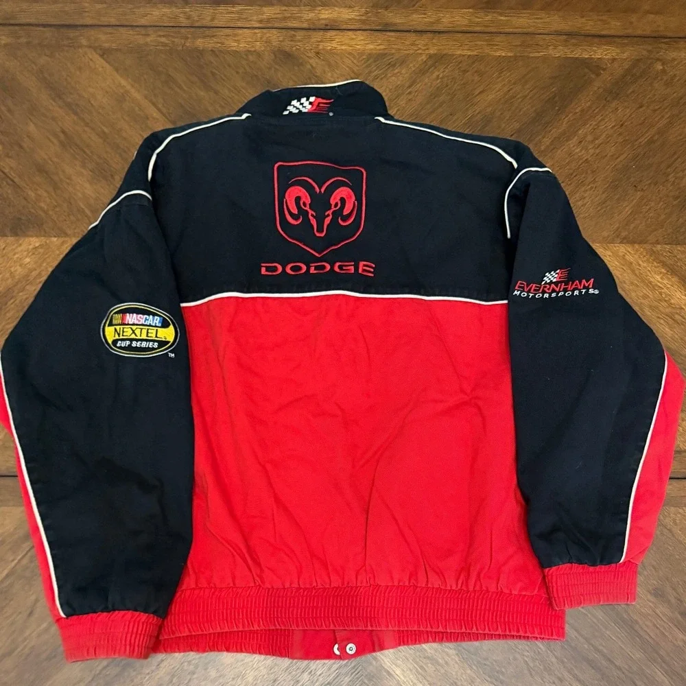 Winners Circle‎ Kasey Kahne NASCAR Dodge Racing Jacket Red Black Mens XL 9